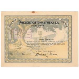 Pokucie Naftowa Spółka, Em.2, 5x 1.000 mk 1922