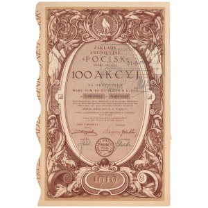 Zakłady Amunicyjne Pocisk, 100x 100 zł 1932 - na okaziciela