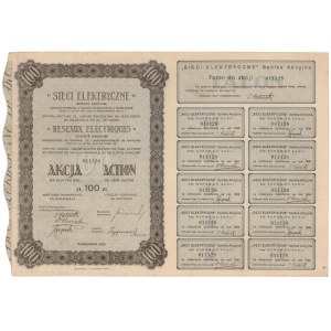 Sieci Elektyrczne, 100 zł 1930
