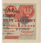 1 grosz 1924 - H - prawa połowa 