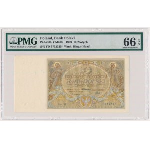 10 złotych 1929 - Ser.FD 