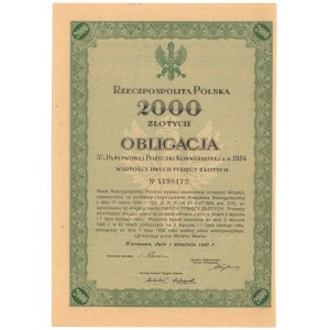 5% Pożyczka Konwersyjna 1926, Obligacja na 2.000 zł