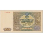 50 złotych 1946 - H - duża litera