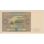 50 złotych 1946 - H - duża litera