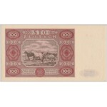 100 złotych 1947 - Ser.B - duża litera