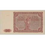 100 złotych 1947 - Ser.F - mała litera 