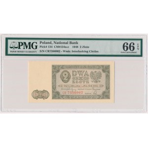 2 złote 1948 - CR 