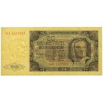 20 złotych 1948 - GA - papier prążkowany
