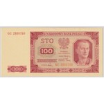 100 złotych 1948 - GC - bez ramki 