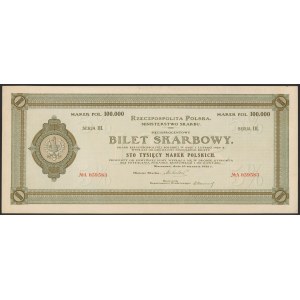Bilet Skarbowy, Serja III - 100.000 mkp 1922