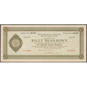 Bilet Skarbowy, Serja III - 100.000 mkp 1922