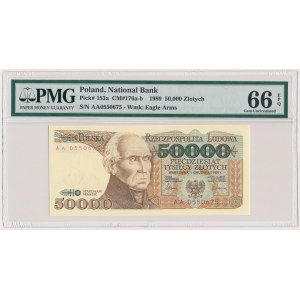 50.000 złotych 1989 - AA 