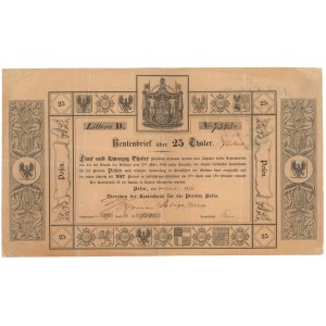 Poznań, Rentenbrief, 25 thaler 1875