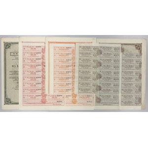 Lwów, Akc. Bank Hipoteczny, Listy hipoteczne 50-1.000 zł 1926 (4szt)