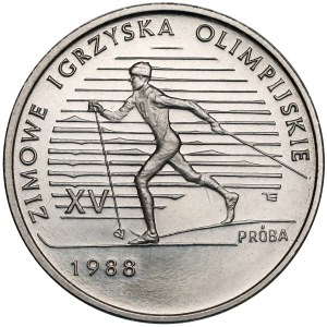Próba NIKIEL 1.000 złotych 1987 Calgary 1988