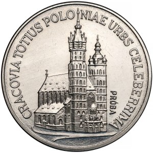 Próba NIKIEL 100 złotych 1981 Kościół Mariacki