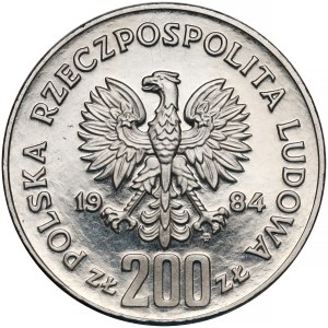 Próba NIKIEL 200 złotych 1984 Sarajewo