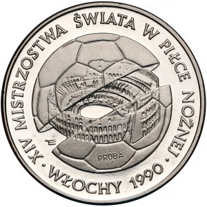 Próba NIKIEL 500 złotych 1988 MŚ w Piłce Nożnej Włochy