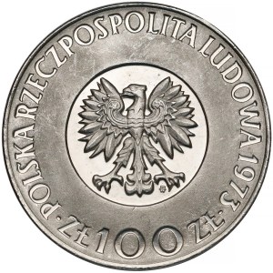 Próba NIKIEL 100 złotych 1973 Mikołaj Kopernik