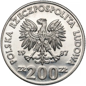 Próba NIKIEL 200 złotych 1987 Igrzyska XXIV Olimpiady