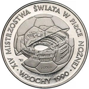 Próba NIKIEL 500 złotych 1988 MŚ w Piłce Nożnej Włochy