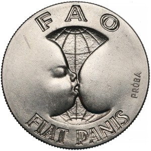 Próba NIKIEL 10 złotych 1971 FAO - Fiat Panis