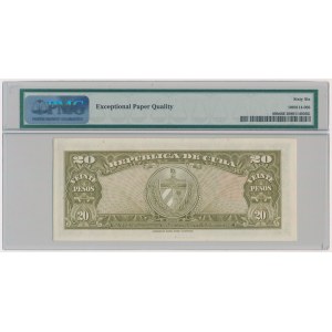 Kuba, 20 pesos 1958