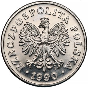 Próba NIKIEL 50 złotych 1990