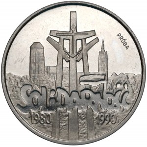 Próba NIKIEL 200.000 złotych 1990 Solidarność