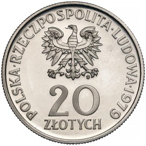 Próba NIKIEL 20 złotych 1979 Rok Dziecka