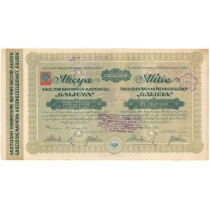 Galicya Galicyjskie Tow. Naftowe, 200 kr 1913