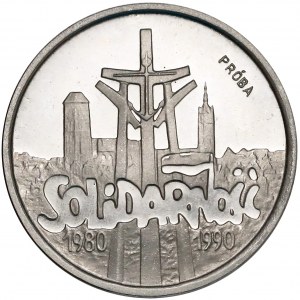 Próba NIKIEL 20.000 złotych 1990 Solidarność