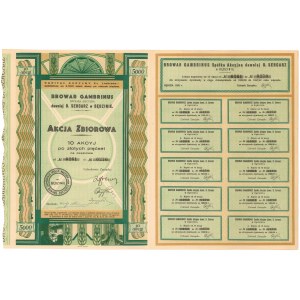 Browar Gambrinus, 10x 500 zł 1932