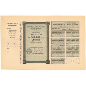 Radomska Rolna, Em.2, 5.000 mkp 1923 - blankiet