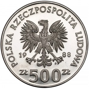 Próba NIKIEL 500 złotych 1988 MŚ w Piłce Nożnej Włochy