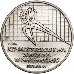 Próba NIKIEL 200 złotych 1982 MŚ Hiszpania - z España - w lewo