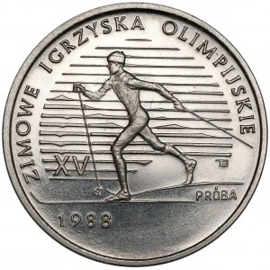 Próba NIKIEL 1.000 złotych 1987 Calgary 1988