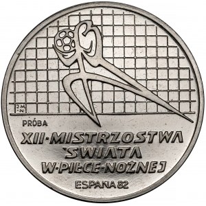 Próba NIKIEL 200 złotych 1982 MŚ Hiszpania - z España - w lewo