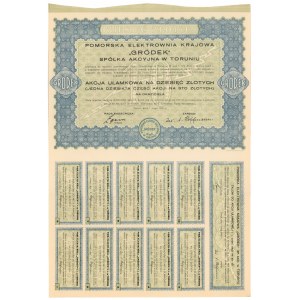 Pomorska Elektrownia Krajowa Gródek, 10 zł 1931 - ułamkowa