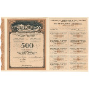 Elektrownia Okręgowa w Pruszkowie, Em.3, 500 mkp 1921