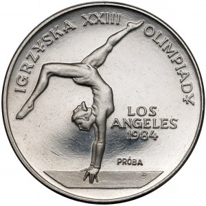 Próba NIKIEL 500 złotych 1983 Los Angeles