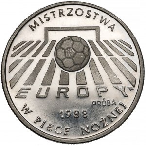 Próba NIKIEL 200 złotych 1987 ME w Piłce Nożnej 1988