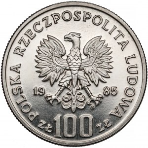 Próba NIKIEL 100 złotych 1985 Przemysław II