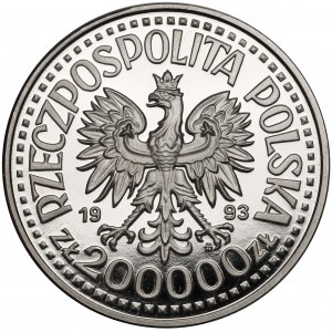 Próba NIKIEL 200.000 złotych 1993 Kazimierz IV Jagiellończyk - popiersie