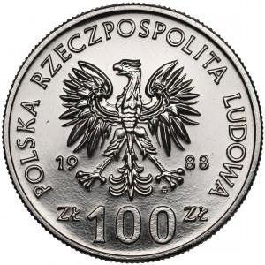 Próba NIKIEL 100 złotych 1988 Jadwiga