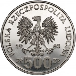 Próba NIKIEL 500 złotych 1985 Przemysław II