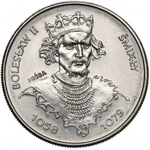 Próba NIKIEL 50 złotych 1981 Bolesław II Śmiały