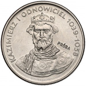 Próba NIKIEL 50 złotych 1980 Kazimierz I Odnowiciel