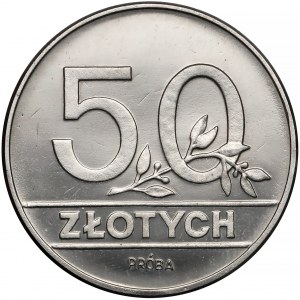 Próba NIKIEL 50 złotych 1990