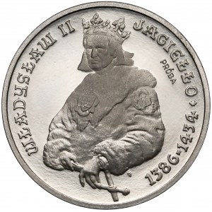 Próba NIKIEL 5.000 złotych 1989 Władysław II Jagiełło - półpostać